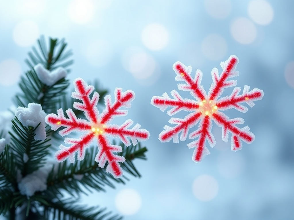 Image for Pipe Cleaner Snowflakes: