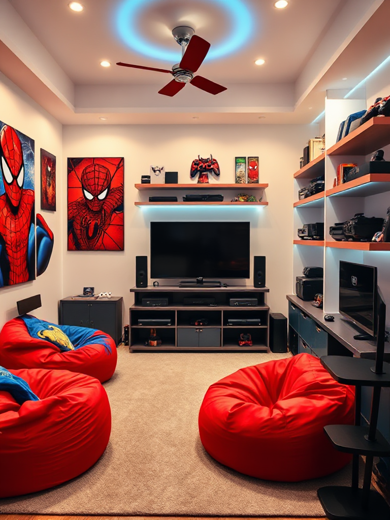 Spider Man Bedroom Ideas