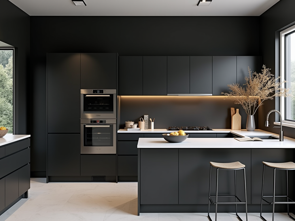 Choosing the Perfect Matte Black Paint for Your Kitchen