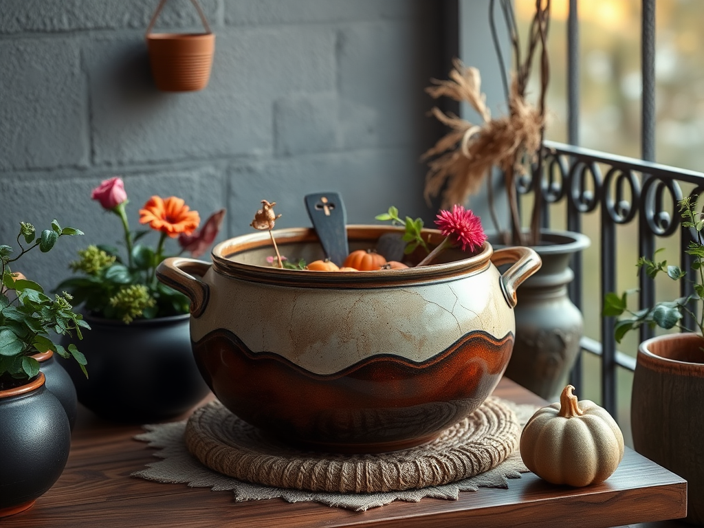 Image for Ceramic Bowl Cauldron