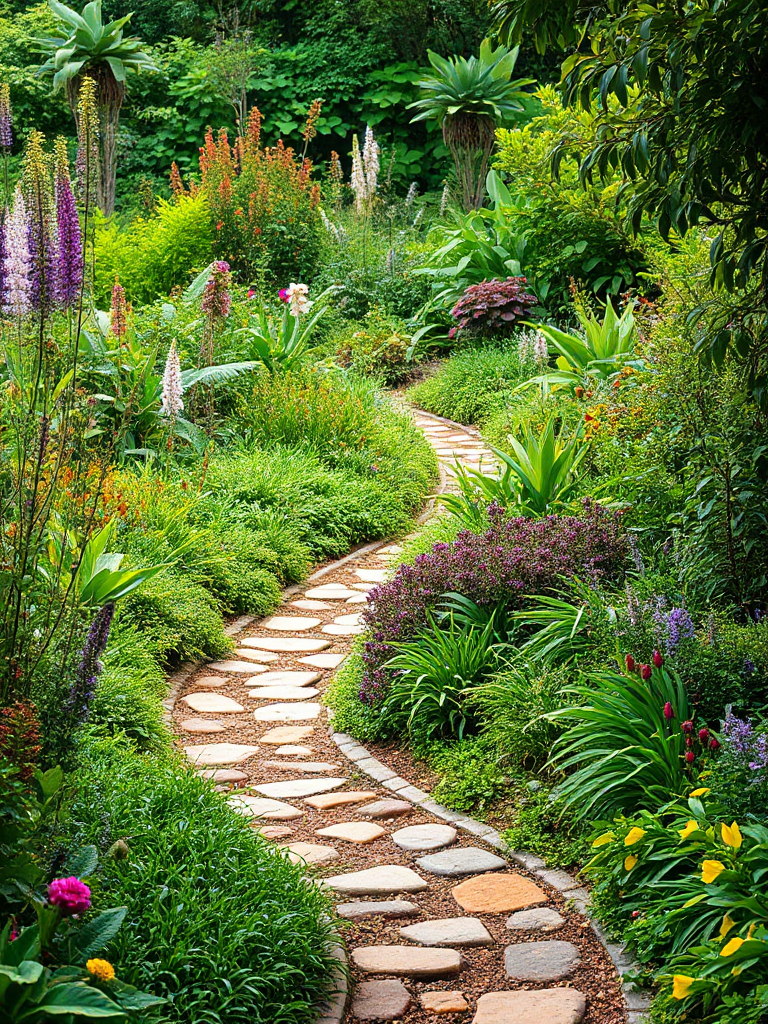 Boho Garden Pathway Ideas