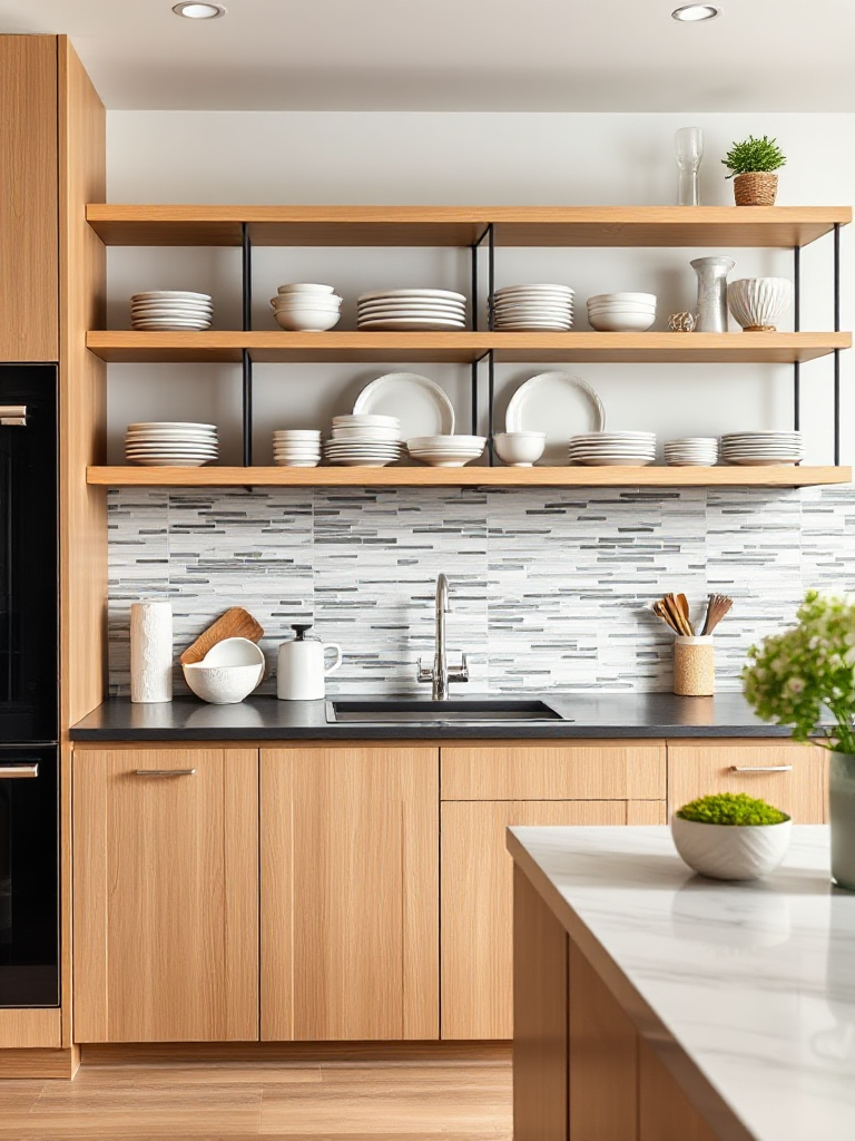 Kitchen Backsplash Ideas With Oak Cabinets