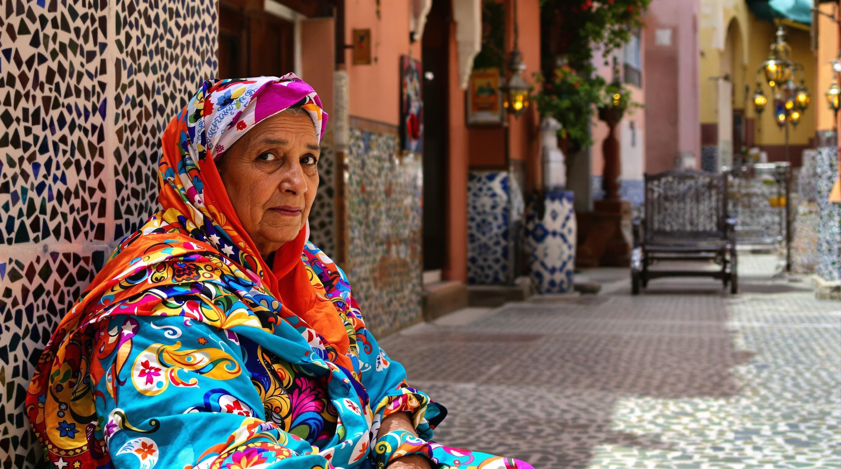 Morrocan old lady
