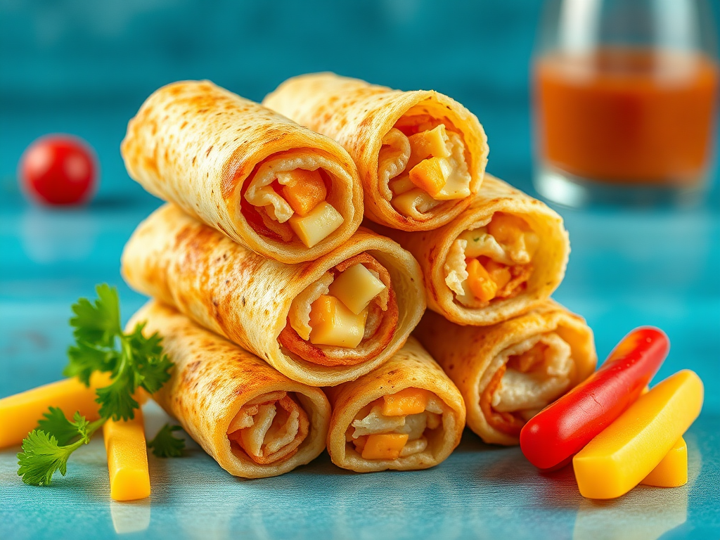 Image for Chicken and Cheese Roll-Ups