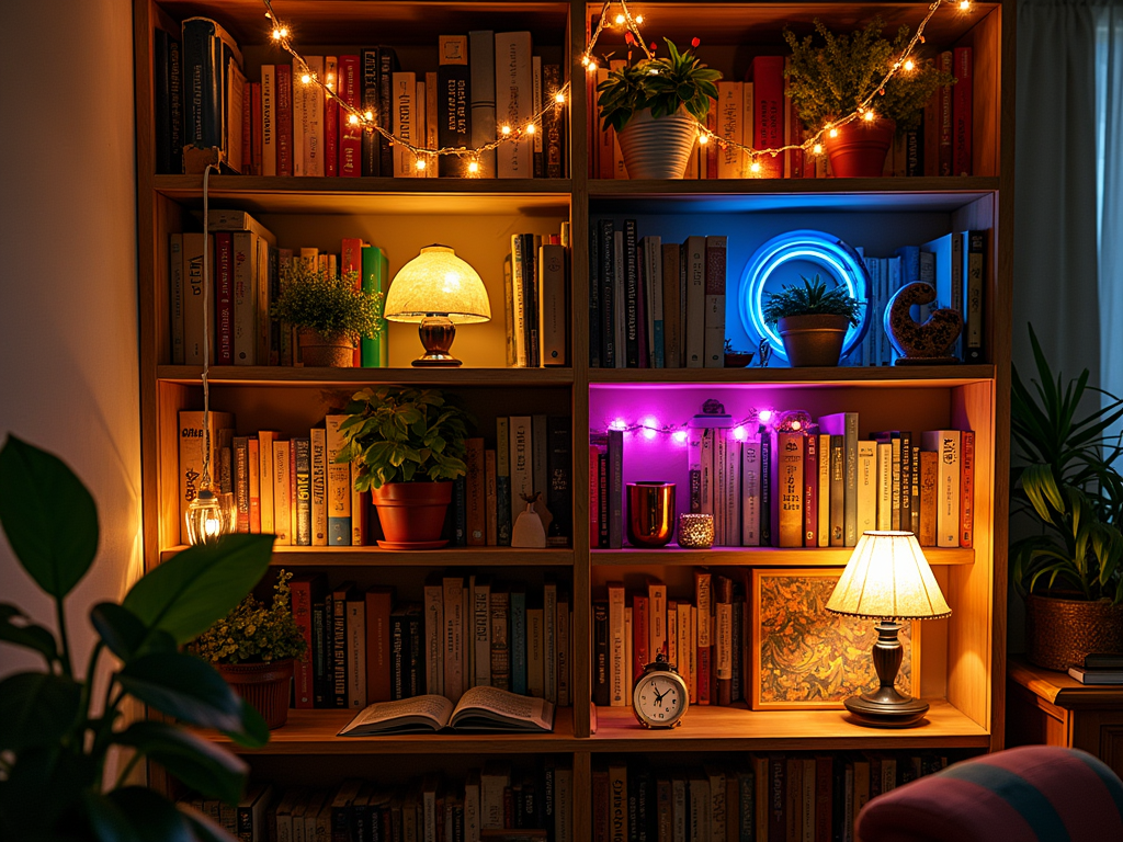 Illuminate Your Bookshelves: Creative Lighting Ideas