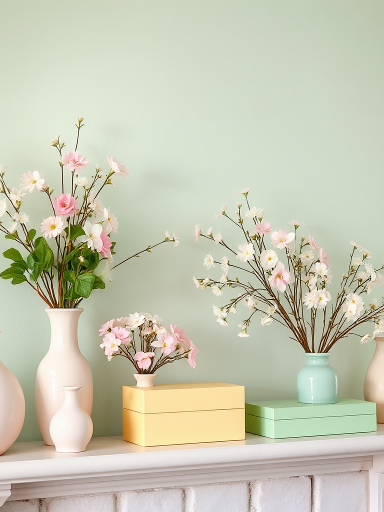 Spring Mantel Decorating Ideas