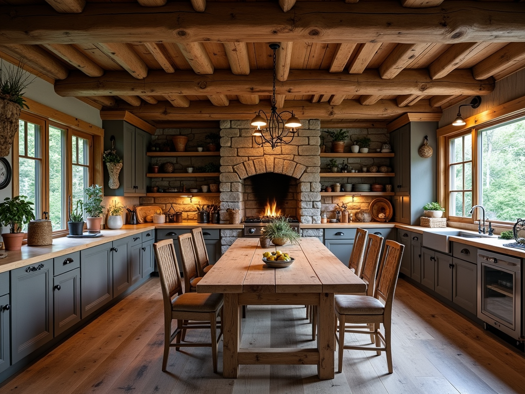 Cozy Rustic Cabin Kitchen Inspiration