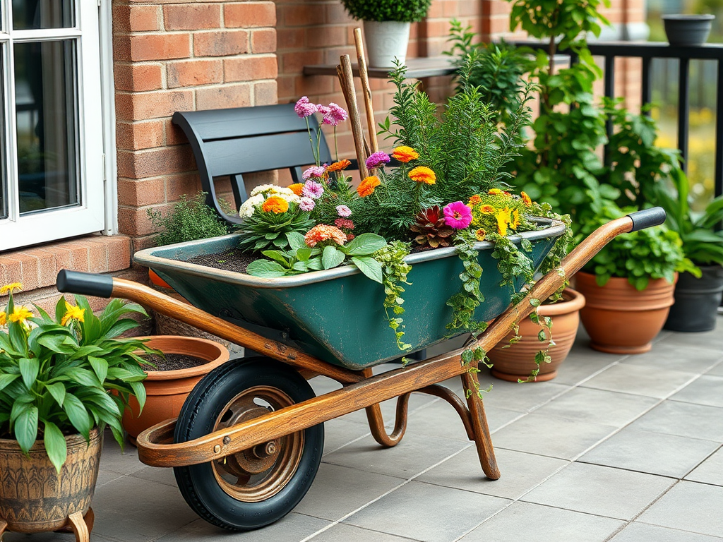 Image for Wheelbarrow Planter: