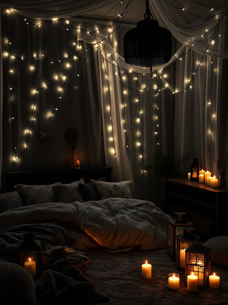 Dark Boho Bedroom Ideas