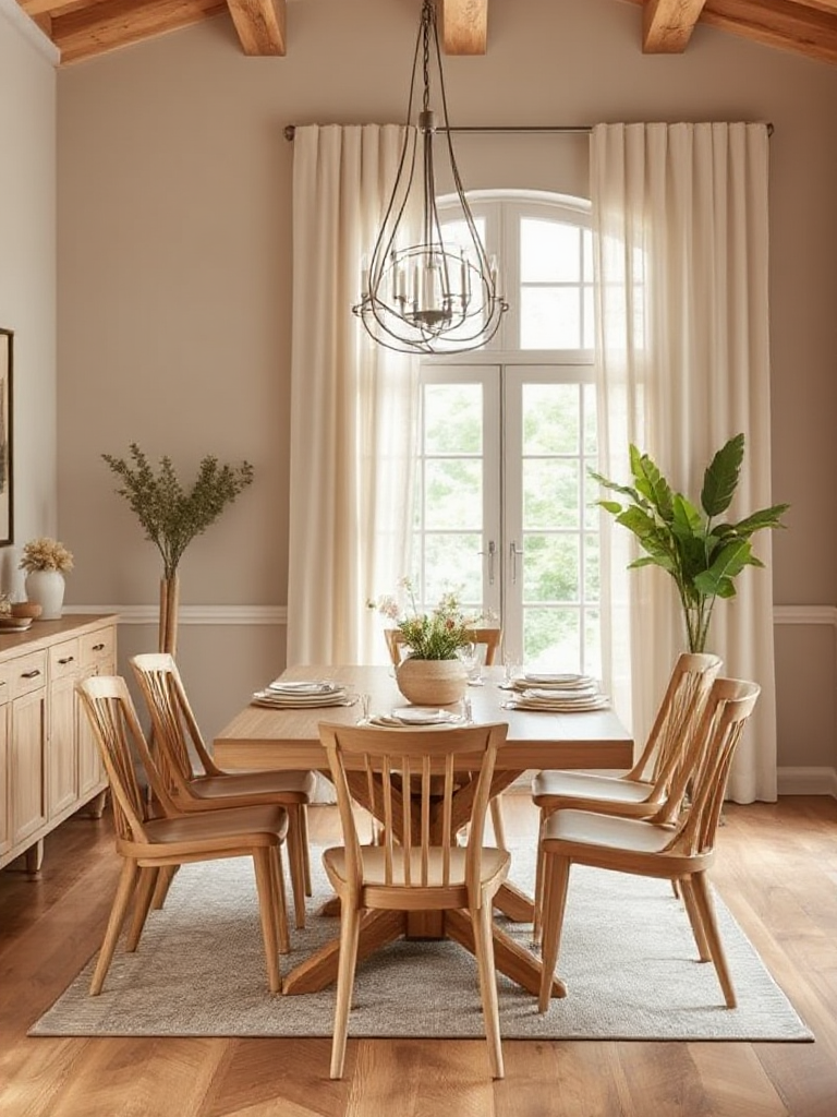 Inviting Neutral Dining Room Ideas