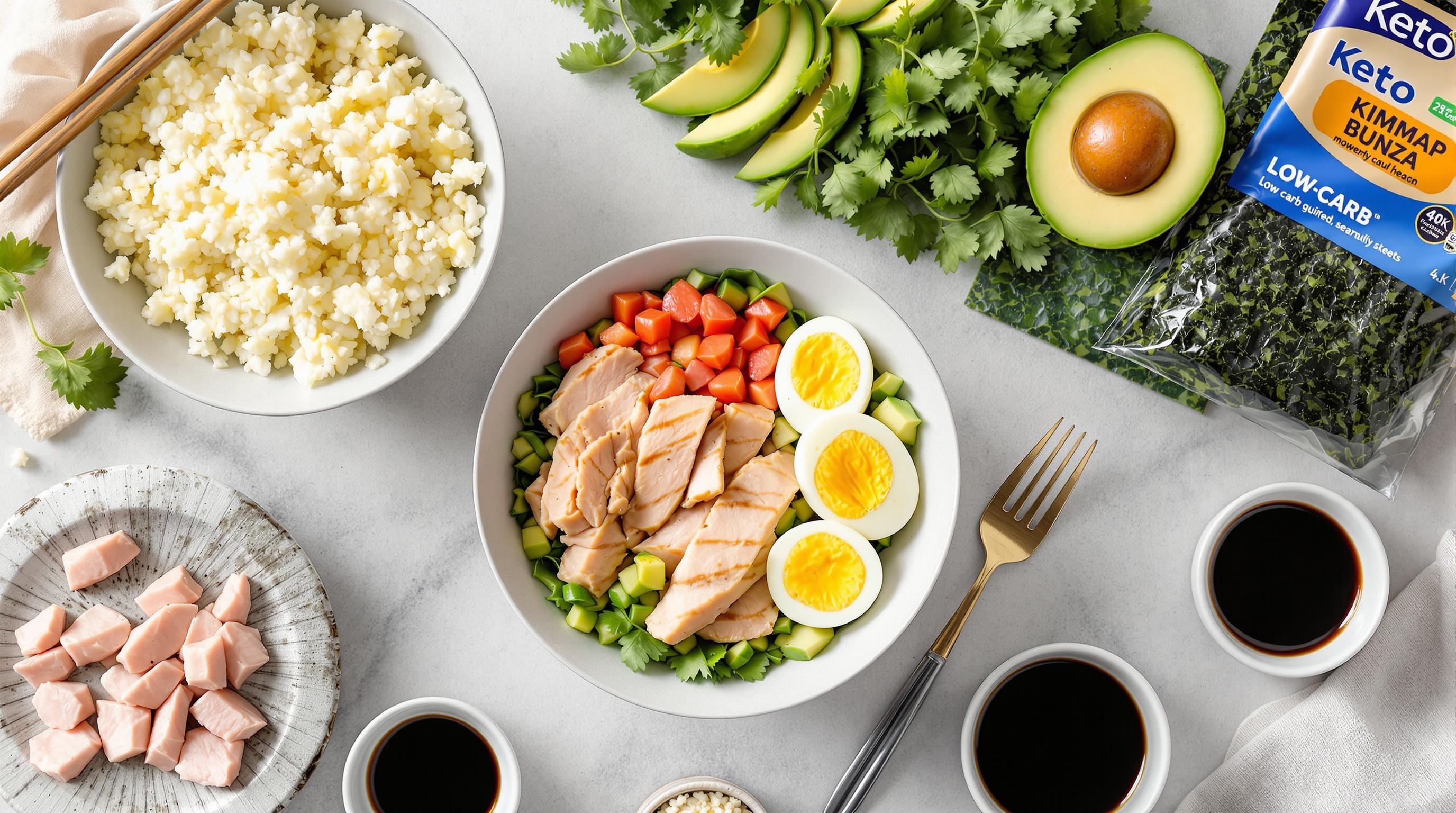 키토김밥 재료 준비 꿀팁: 탄수화물 걱정 끝내기