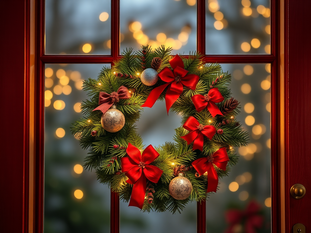 Image for Festive Holiday Wreath: