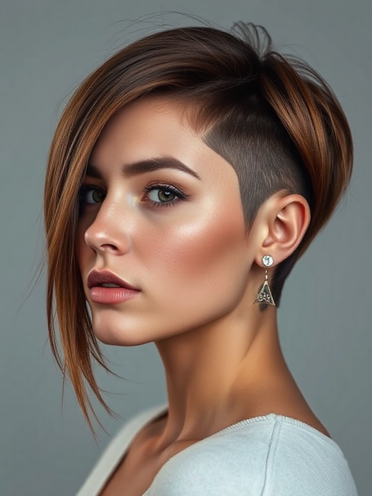 Chin-Length Hairstyle For Women