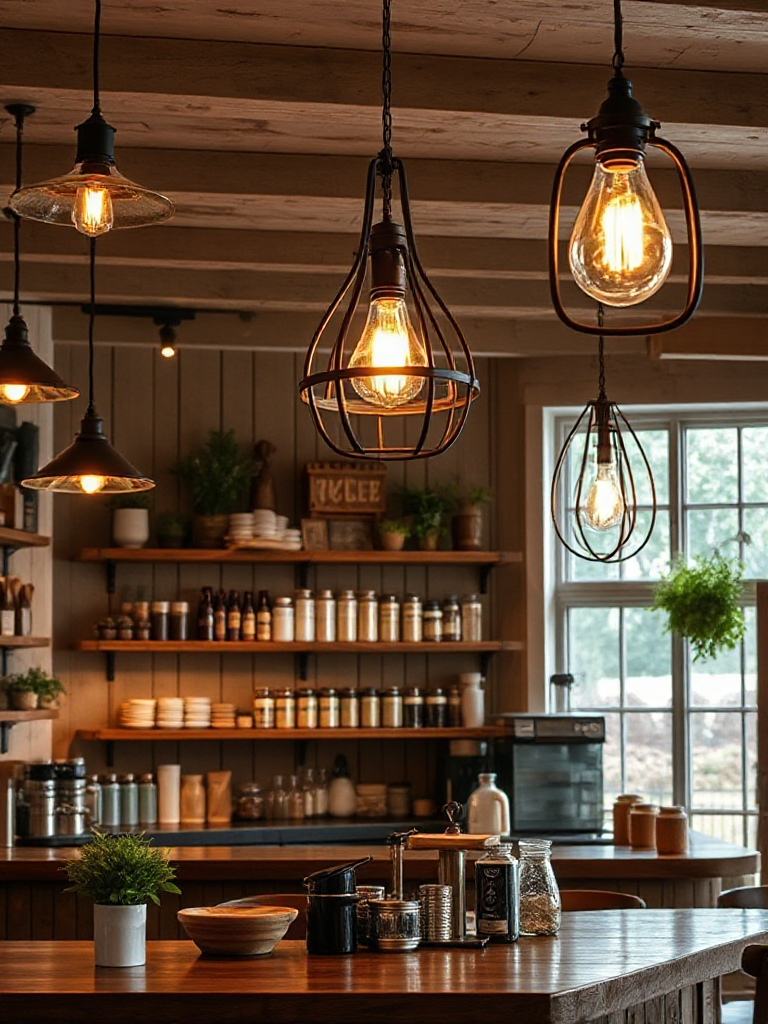 Farmhouse coffee bar ideas