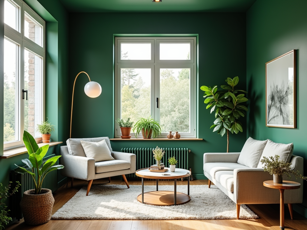 Transform Small Spaces with Forest Pine Green