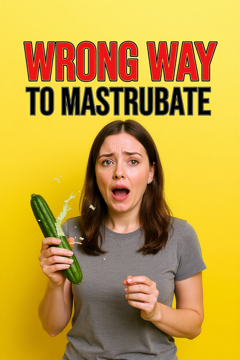 Wrong way to mastrubate