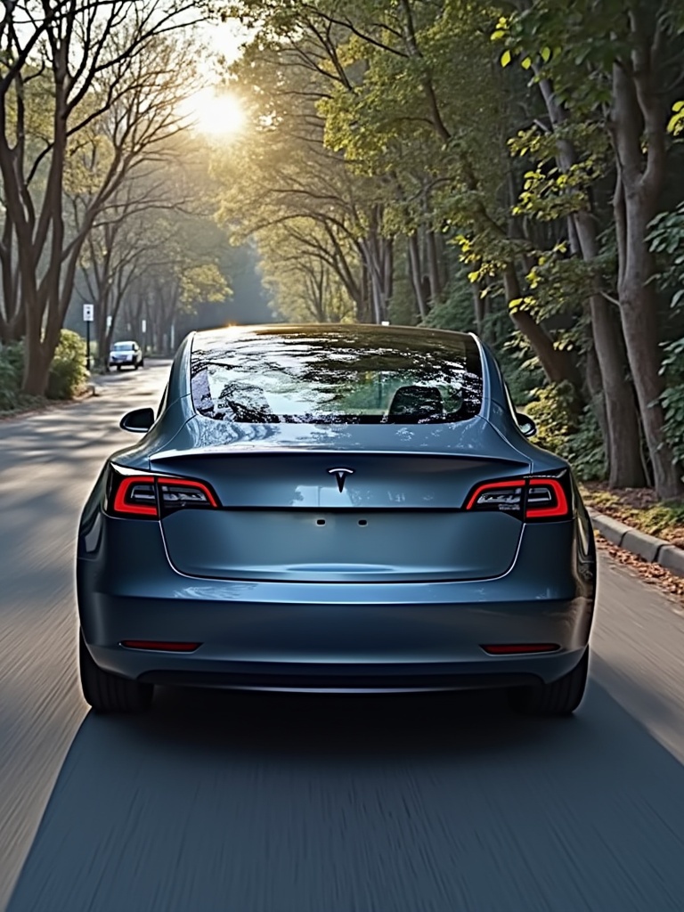 Tesla Model 3 exterior view