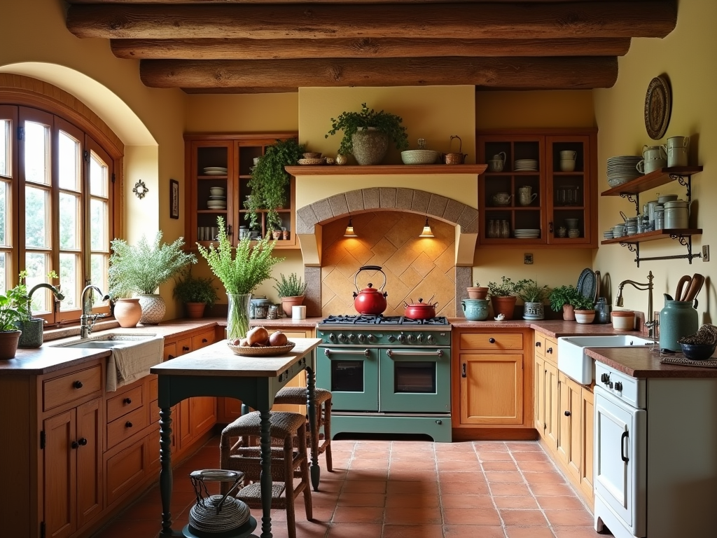 Charming Tuscan-Inspired Kitchen Decor