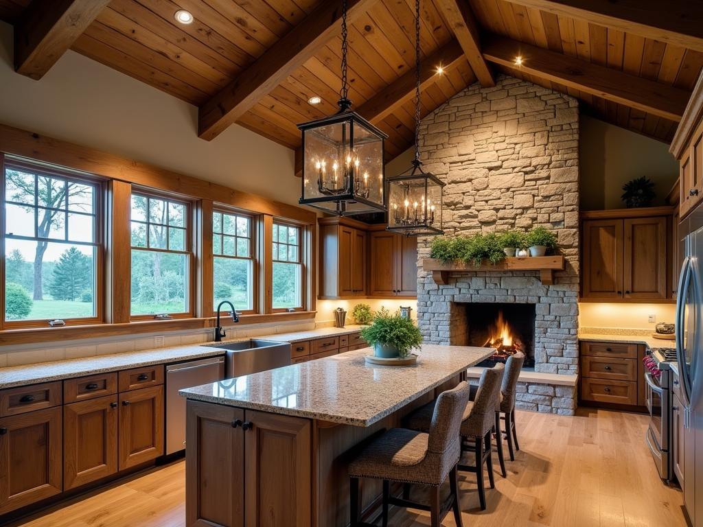 Cozy Rustic Cabin Kitchen Inspiration