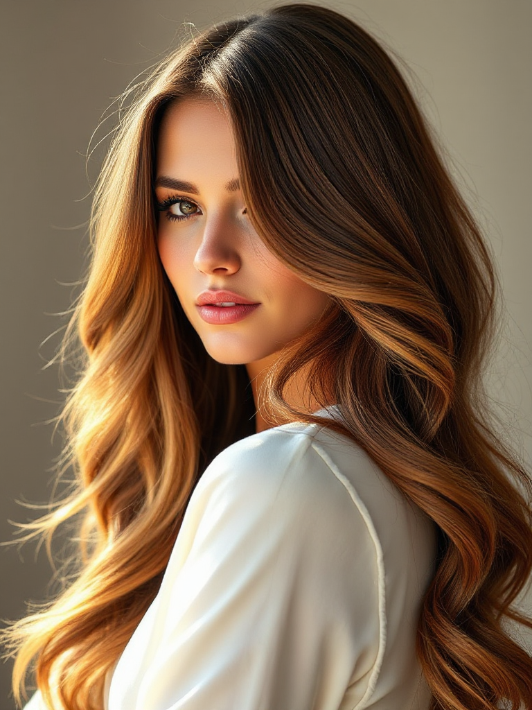 Long Hair with Balayage