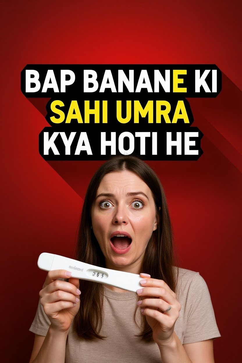 Bap banane ki sahi umra kya hoti he