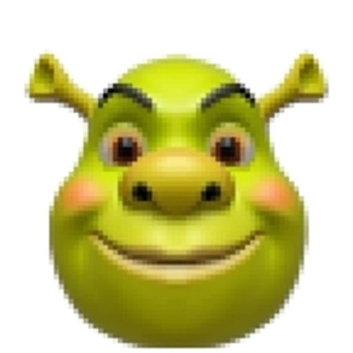 Shrek from the movie Shrek, Thanks