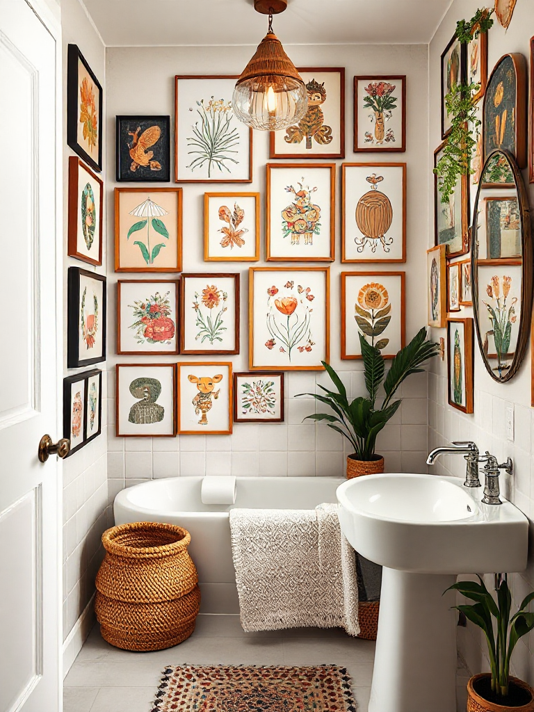 Dreamy boho bathroom inspirations