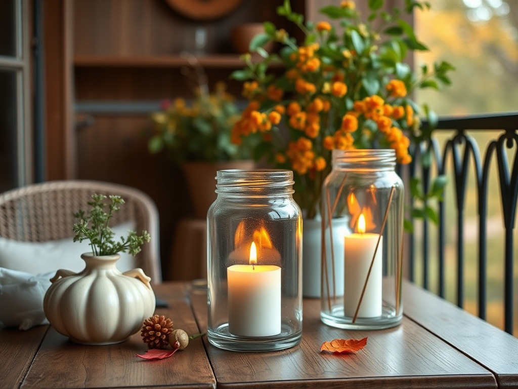 Image for Mason Jar Candle Holders: