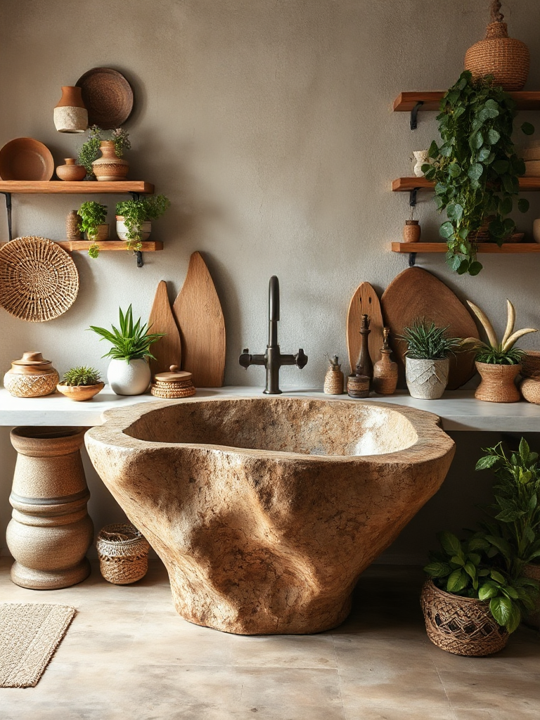 Bohemian Kitchen Sink Inspirations