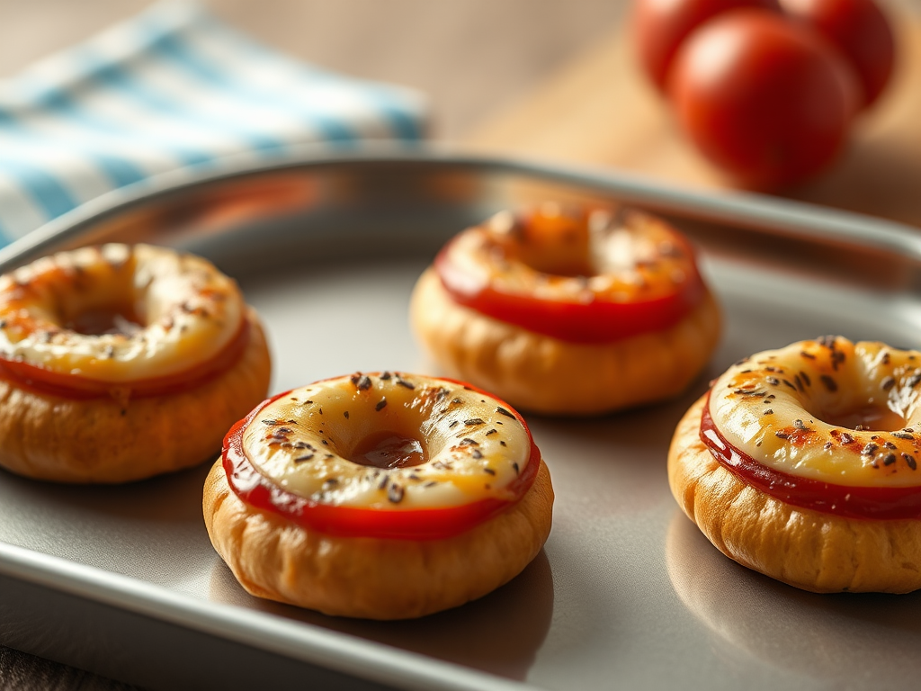 Image for Mini Bagel Pizzas: