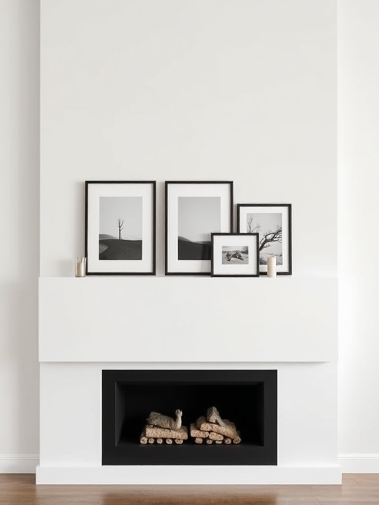 Minimalist Mantel Decorating Ideas