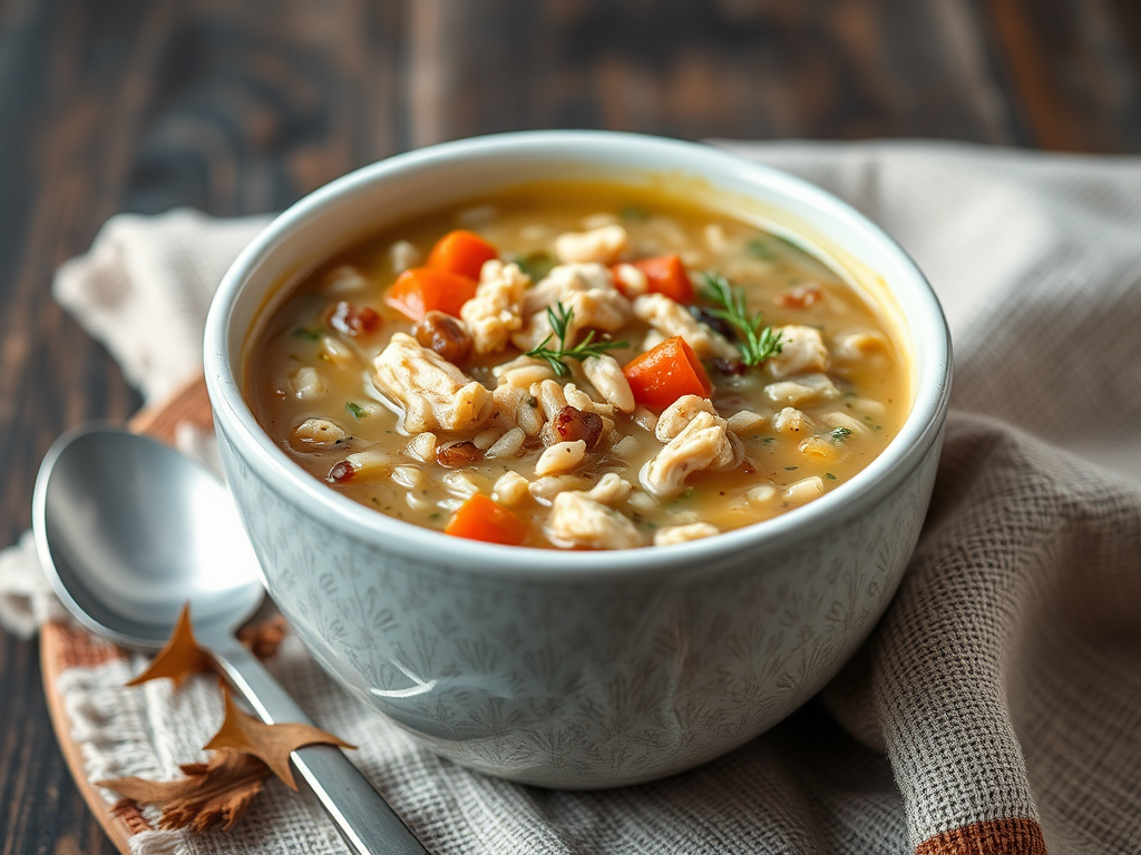 Image for Hearty Chicken and Wild Rice Soup