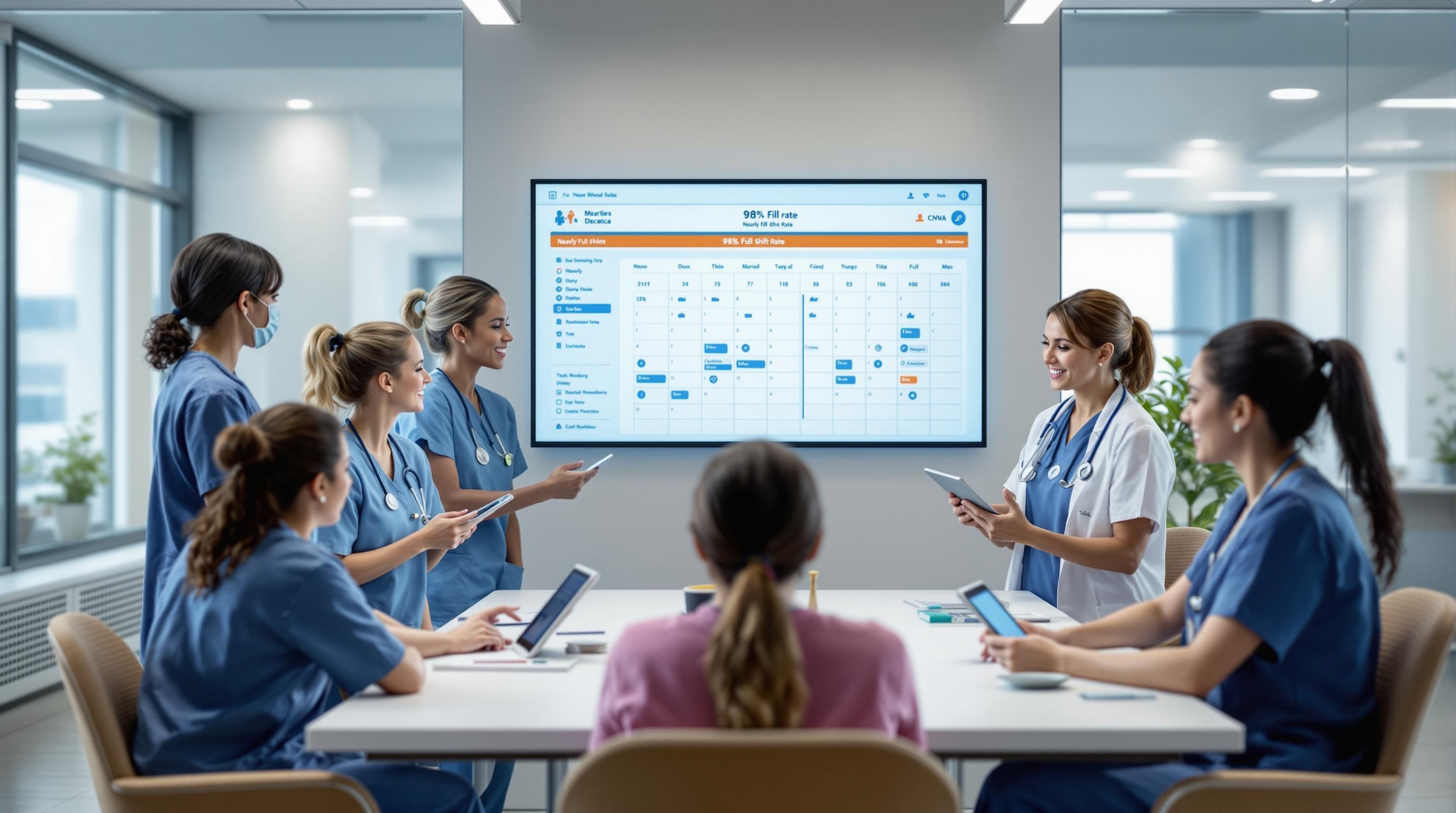 Achieve a 98% Shift Fill Rate with Advanced SNF Staffing Software