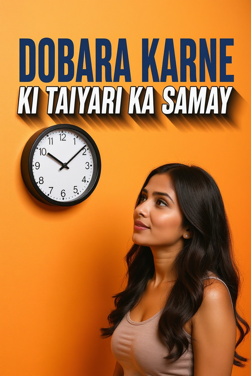 Dobara karne ki taiyari ka samay