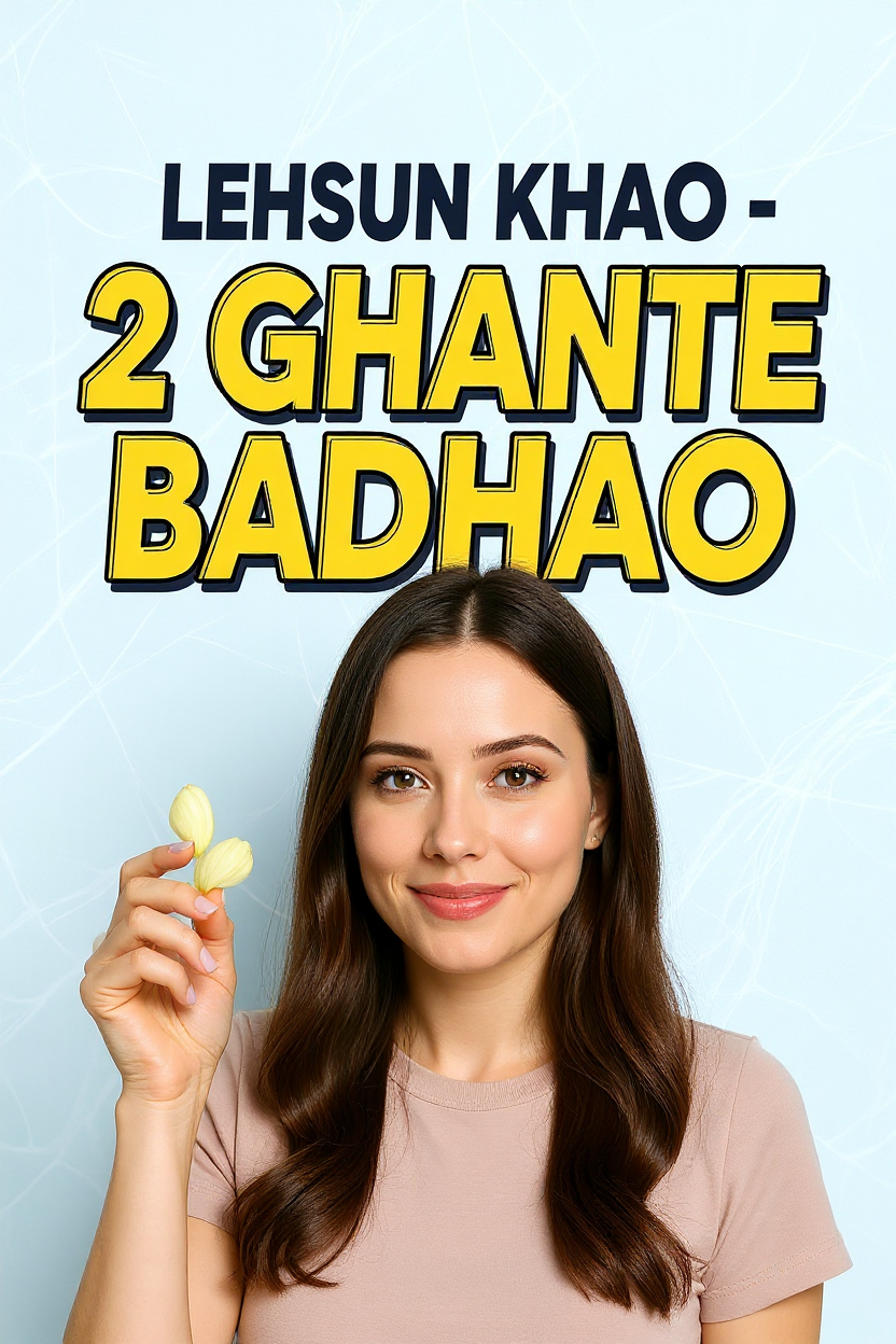 Lehsun khao - 2 ghante badhao