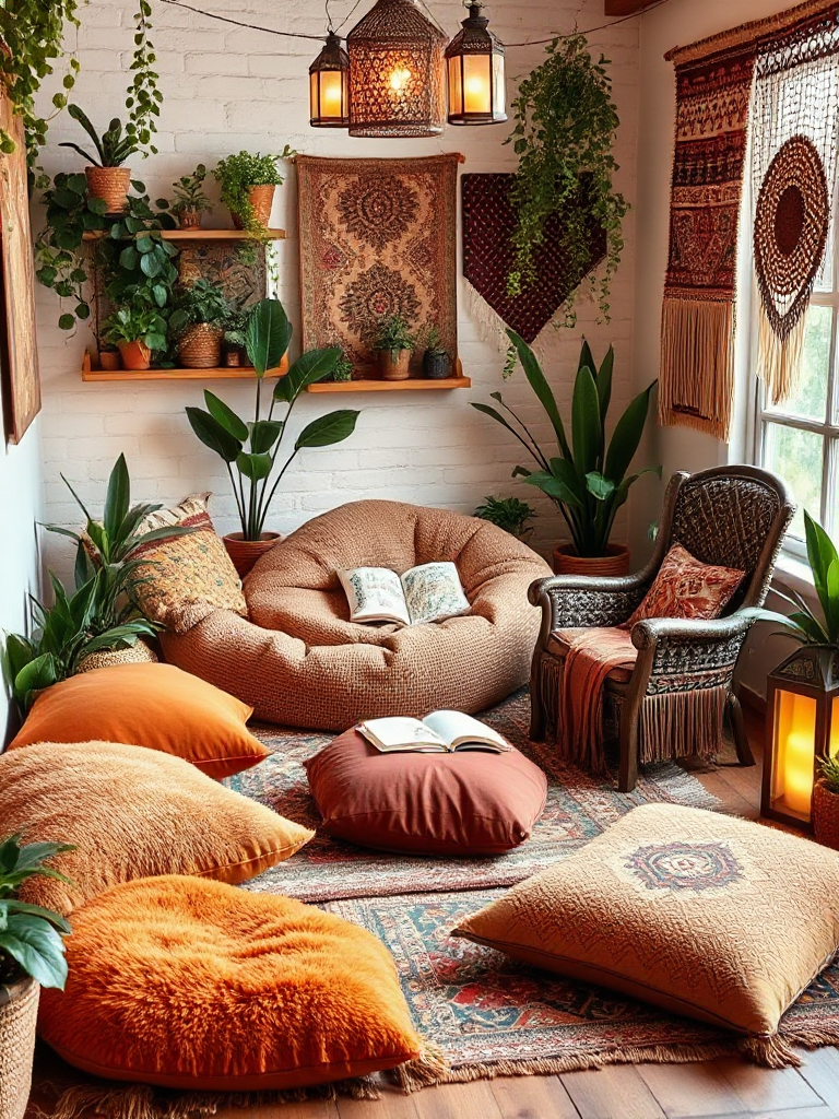 Boho Reading Nook