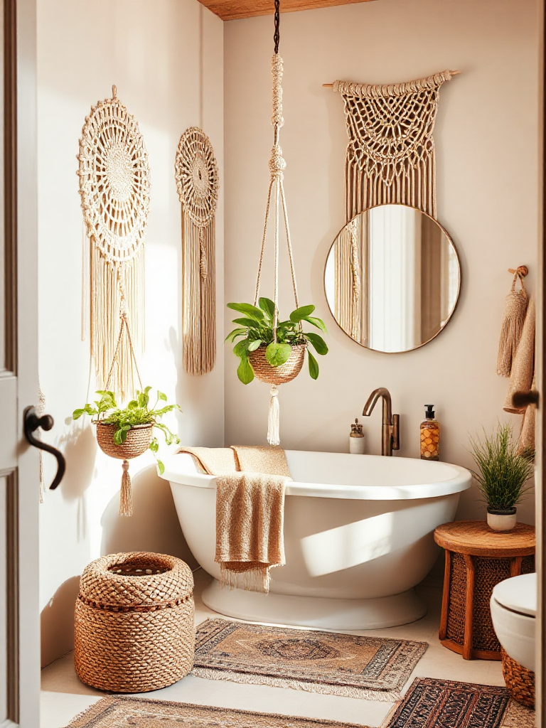 Dreamy boho bathroom inspirations