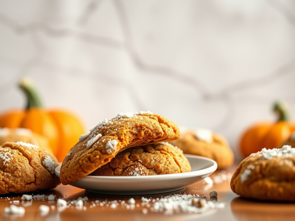 Image for Vegan Pumpkin Snickerdoodle Cookies