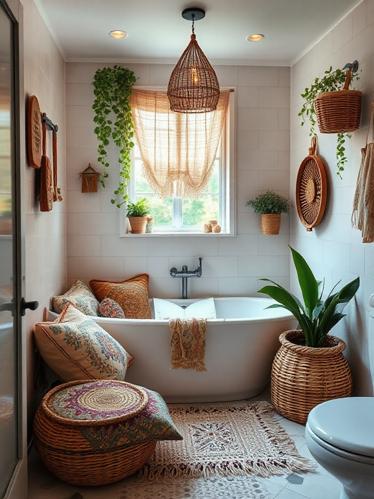 Dreamy boho bathroom inspirations