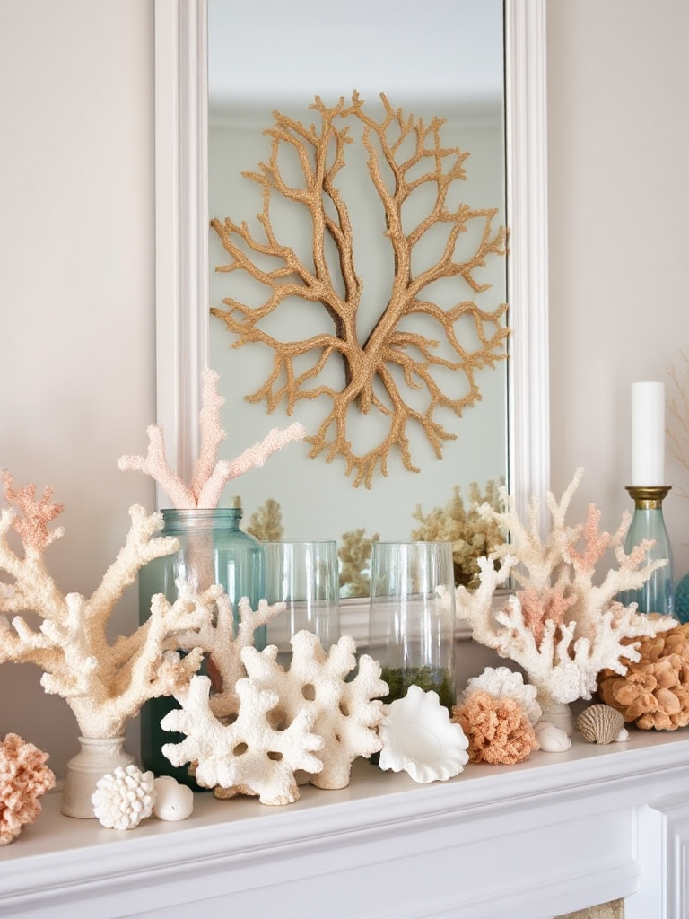 Coastal Mantel Decorating Ideas