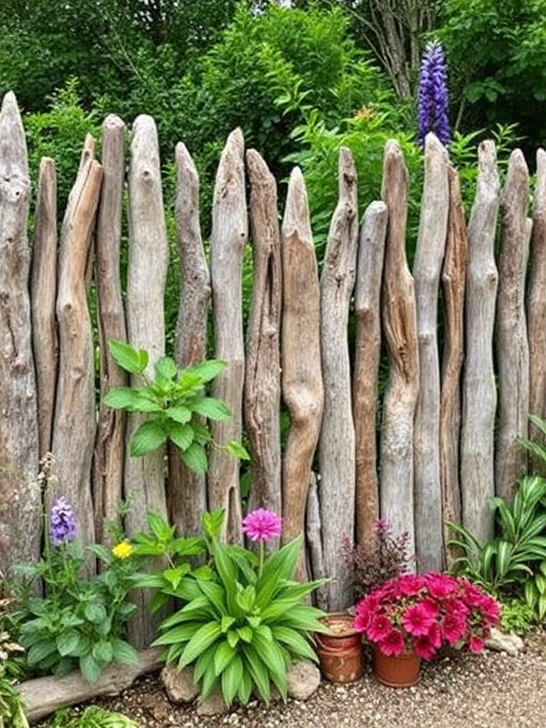 Boho Garden Fence Ideas