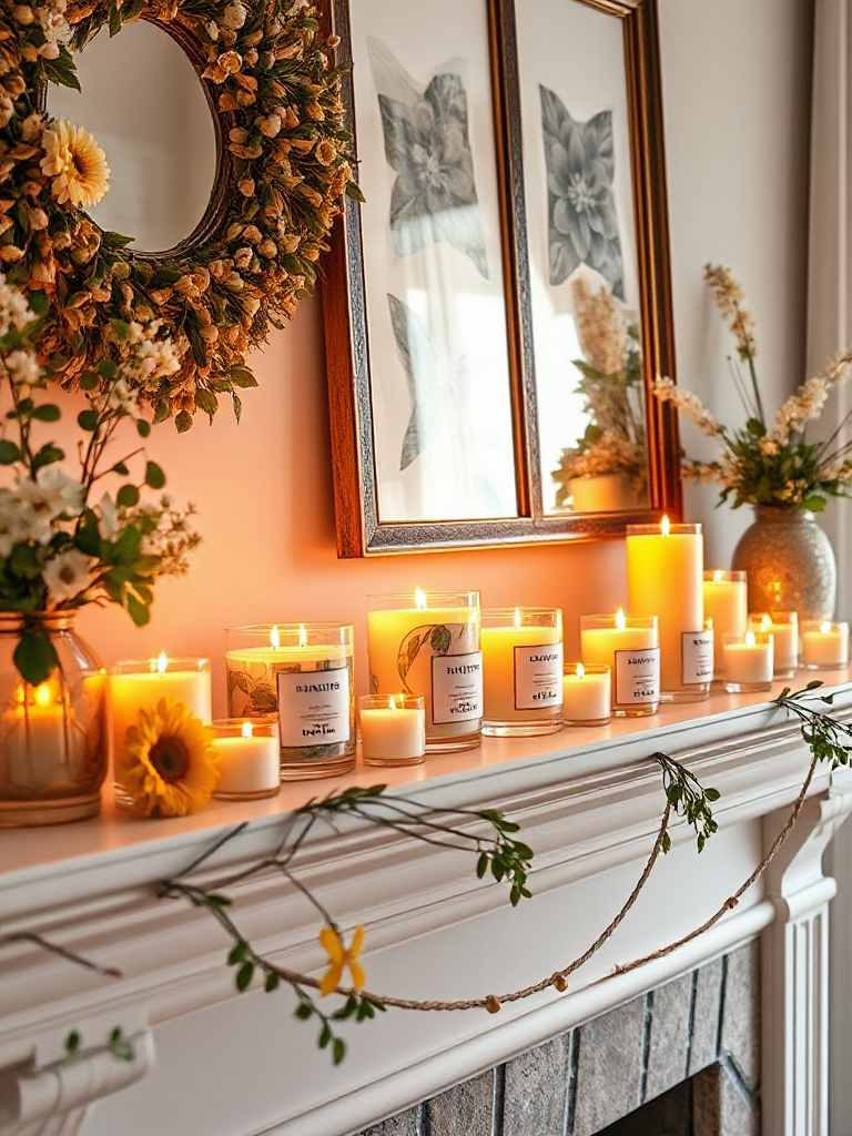 Summer Mantel Decorating Ideas