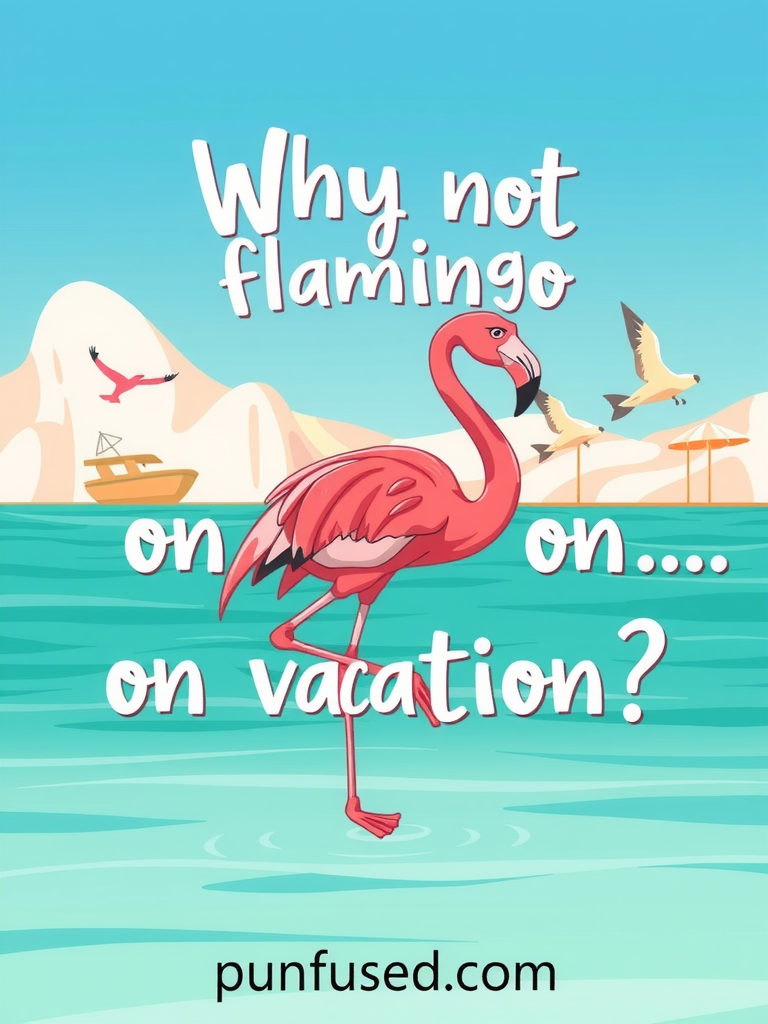 flamingo puns