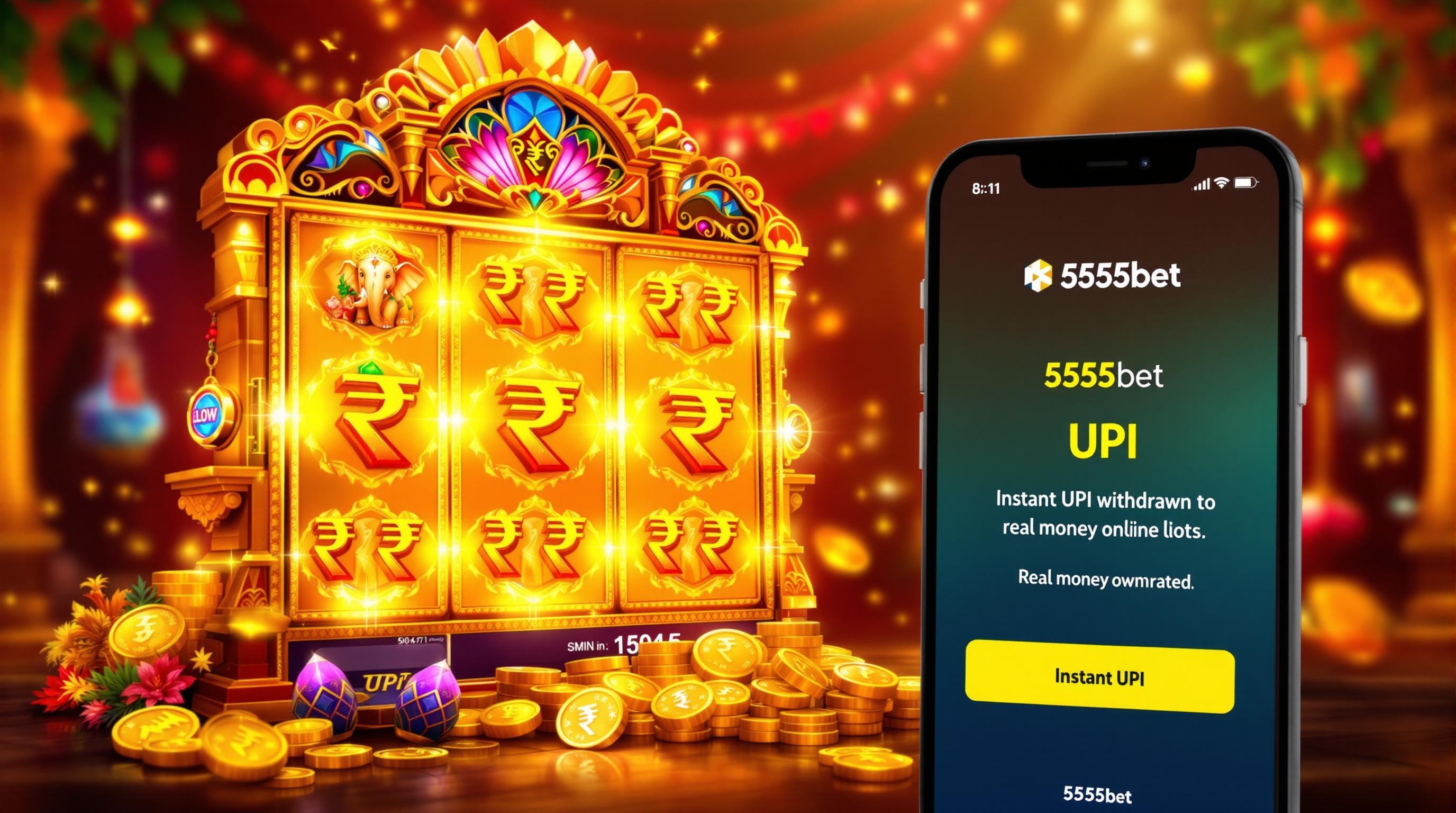 5555bet - Real Indian Slot Experience with Instant UPI Withdrawals Banner