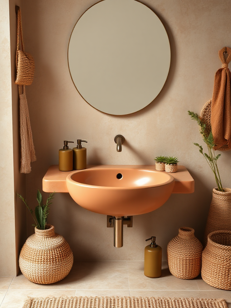 Boho Bathroom Sink Ideas