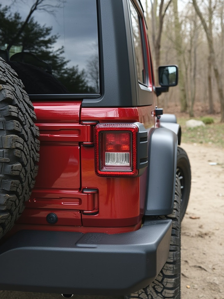 Jeep Wrangler exterior components