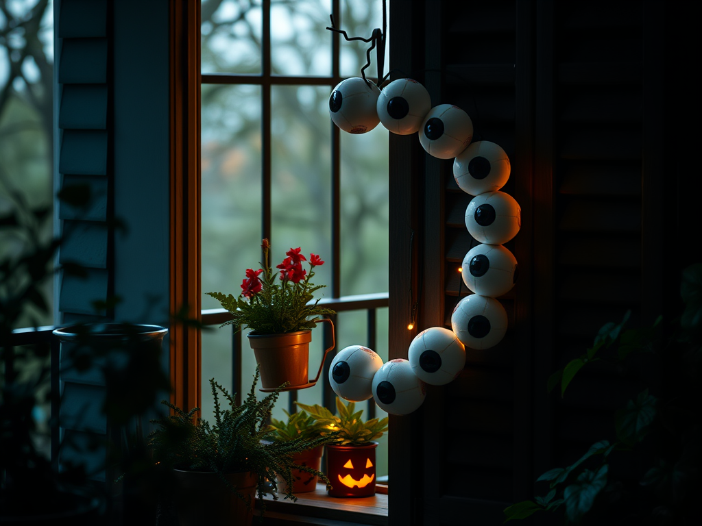 Image for Creepy Eyeball Wreath