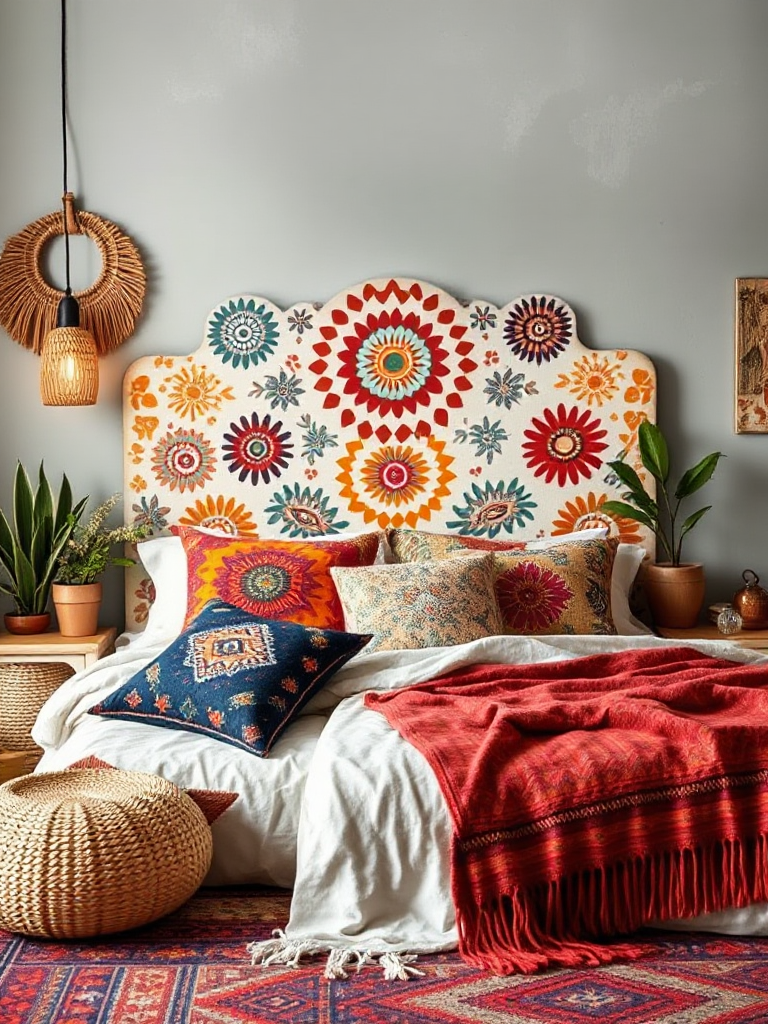 Boho Bedroom Headboard Ideas