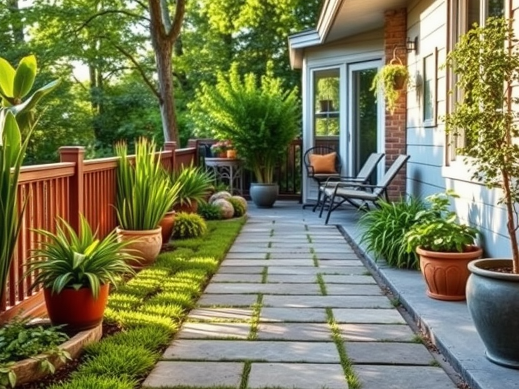 Image for Stamped Concrete Walkway