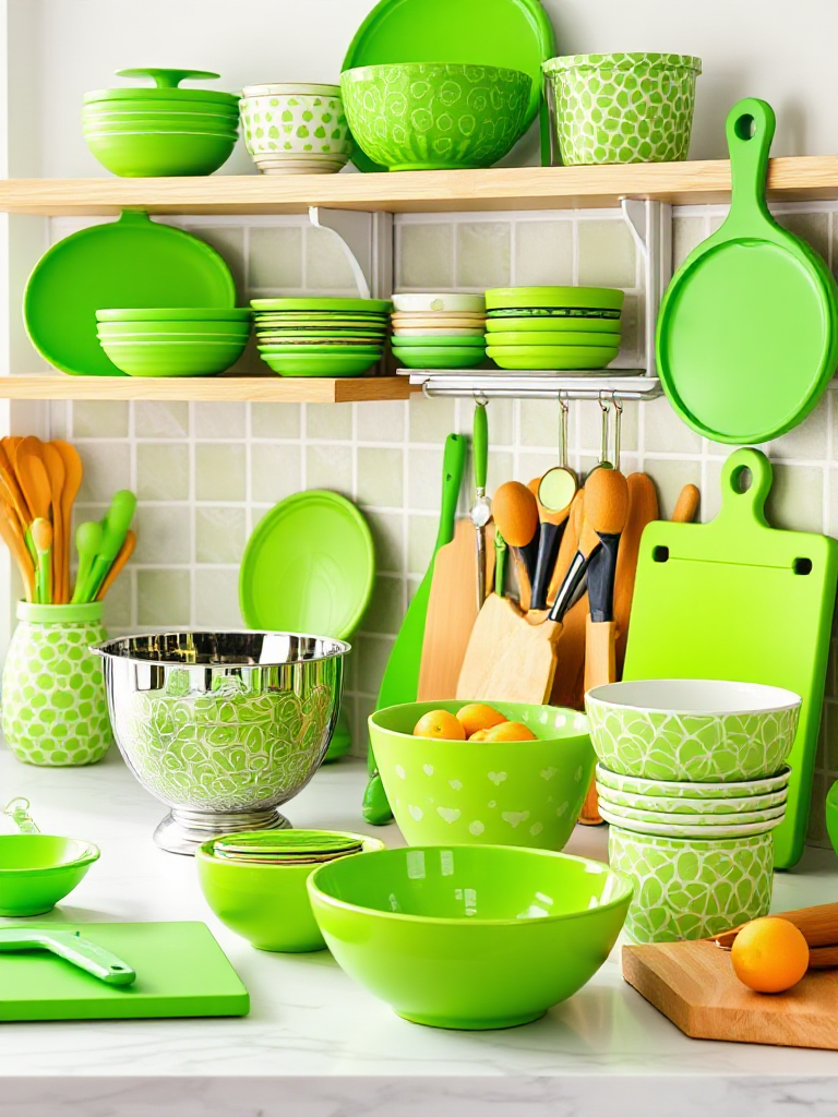 Green Color Kitchen Ideas